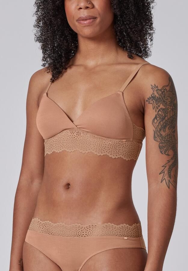 Skiny Soft-bh Bamboo kant uitneembare pads zonder beugel zacht comfortabel elastisch - Foto 4