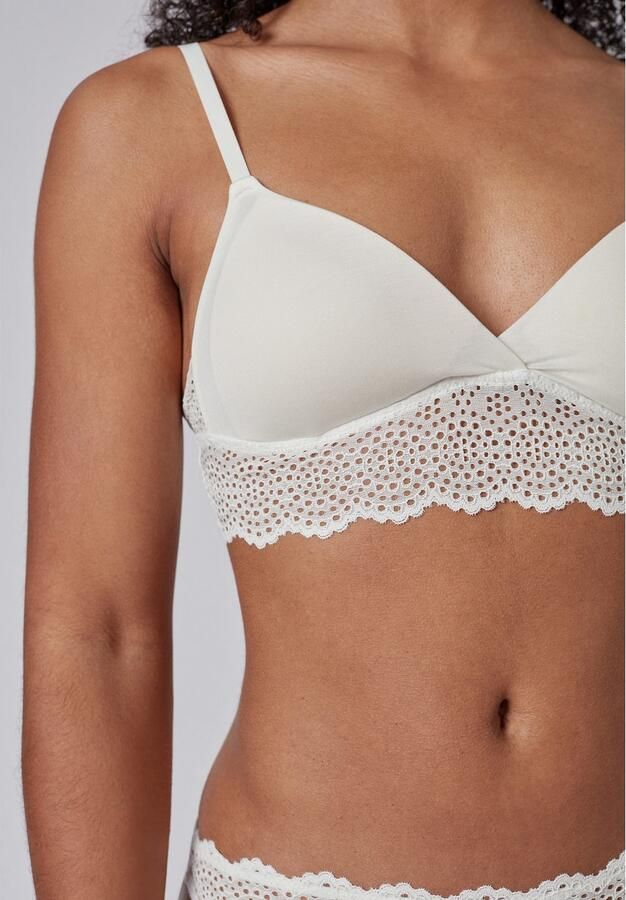 Skiny Soft-bh Bamboo kant uitneembare pads zonder beugel zacht comfortabel elastisch - Foto 3