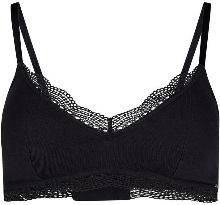 Skiny Soft-bh Classicotton V-hals uitneembare pads comfortabel katoenmix zonder beugel - Foto 5