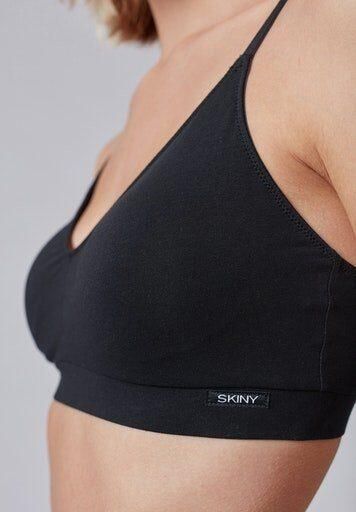 Skiny Soft-bh Cotton Essentials uitneembare pads zacht gewatteerd katoenmix - Foto 4