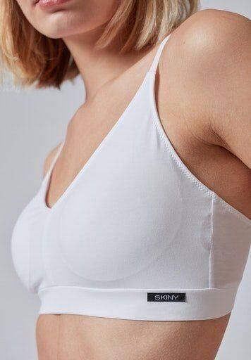 Skiny Soft-bh Cotton Essentials uitneembare pads zacht gewatteerd katoenmix - Foto 5