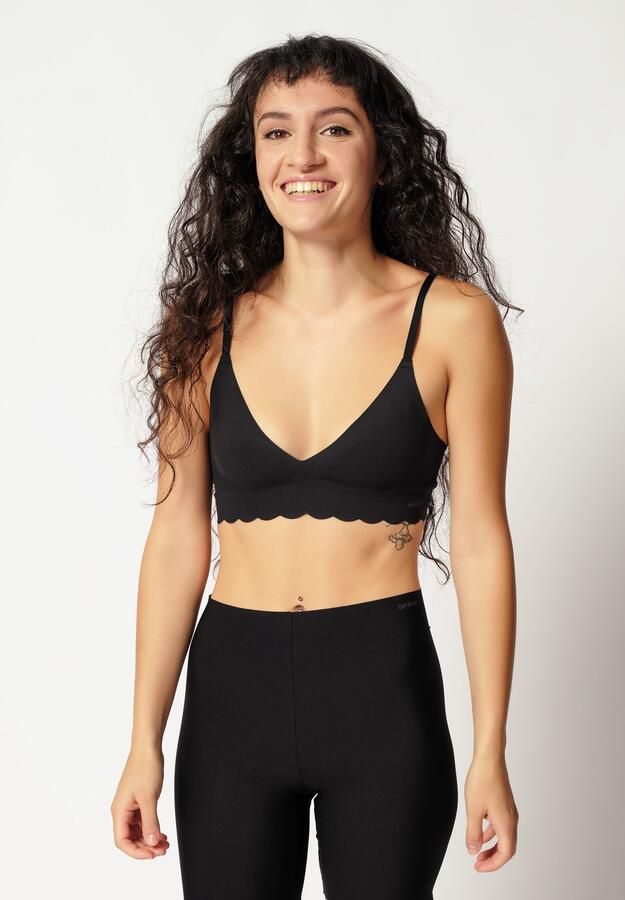 Skiny Soft-bh Micro Essentials uitneembare pads v-hals onzichtbaar-effect met boogrand - Foto 4