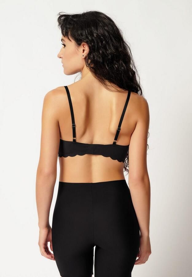 Skiny Soft-bh Micro Essentials uitneembare pads v-hals onzichtbaar-effect met boogrand - Foto 2