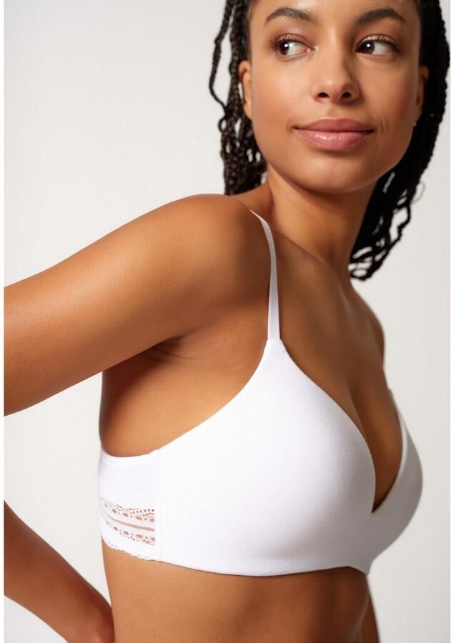 Skiny Triangel-bh Classicotton Katoenmix gewatteerd zonder beugel comfortabel eenvoudig - Foto 2