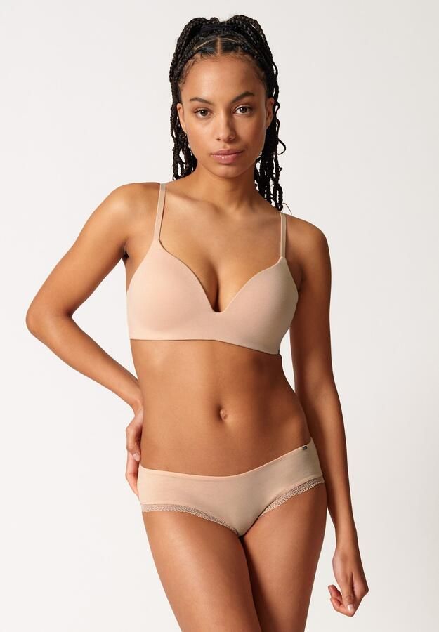 Skiny Triangel-bh Classicotton Katoenmix gewatteerd zonder beugel comfortabel eenvoudig - Foto 3