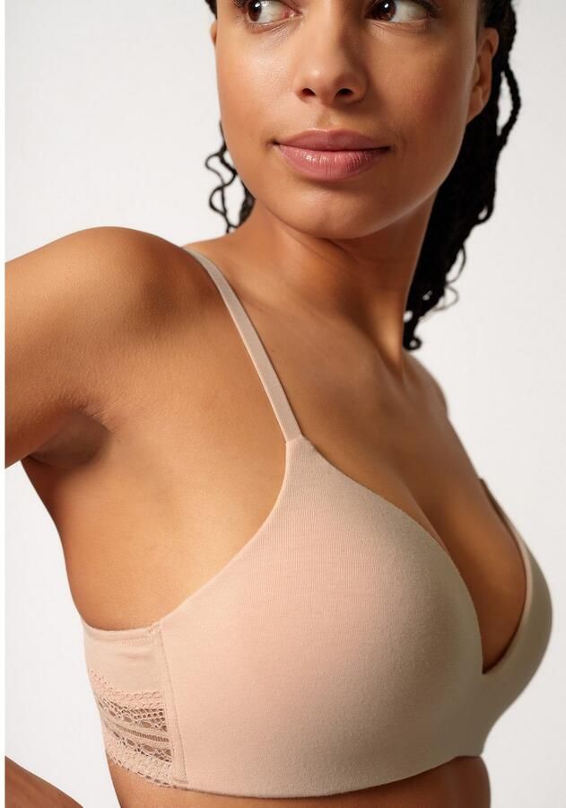 Skiny Triangel-bh Classicotton Katoenmix gewatteerd zonder beugel comfortabel eenvoudig - Foto 2