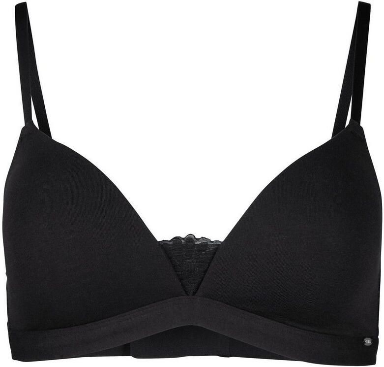 Skiny Triangel-bh Cotton Lace gevoerd zonder beugel comfortabel katoenmix elastisch - Foto 2