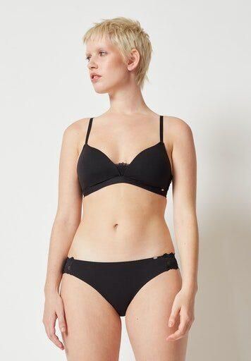 Skiny Triangel-bh Cotton Lace gevoerd zonder beugel comfortabel katoenmix elastisch - Foto 4