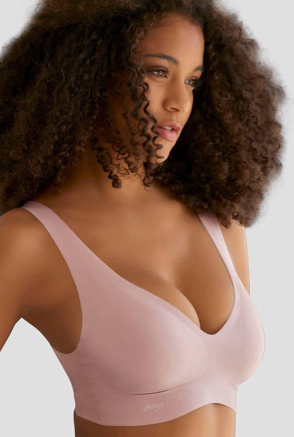Sloggi Bralette-bh Zero Feel Holiday Bralette met uitneembare push-up-vullingen