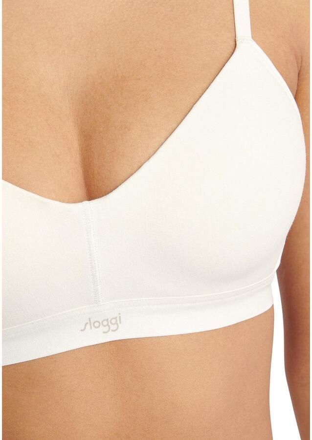 Sloggi Bh met steuncups EVER Ease temperatuurregulerend v-hals zacht katoenmix (set 1-delig) - Foto 2