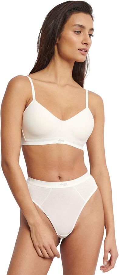 Sloggi Bh met steuncups EVER Ease temperatuurregulerend v-hals zacht katoenmix (set 1-delig) - Foto 5