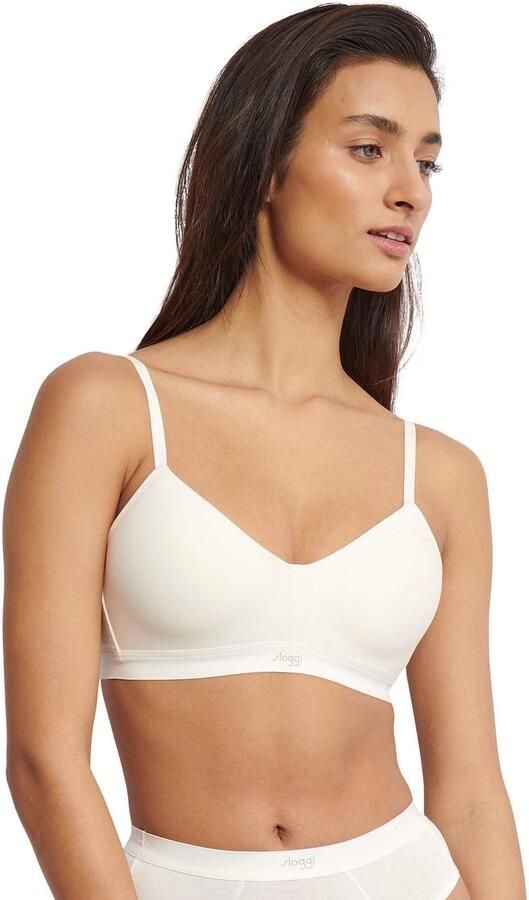 Sloggi Bh met steuncups EVER Ease temperatuurregulerend v-hals zacht katoenmix (set 1-delig) - Foto 3