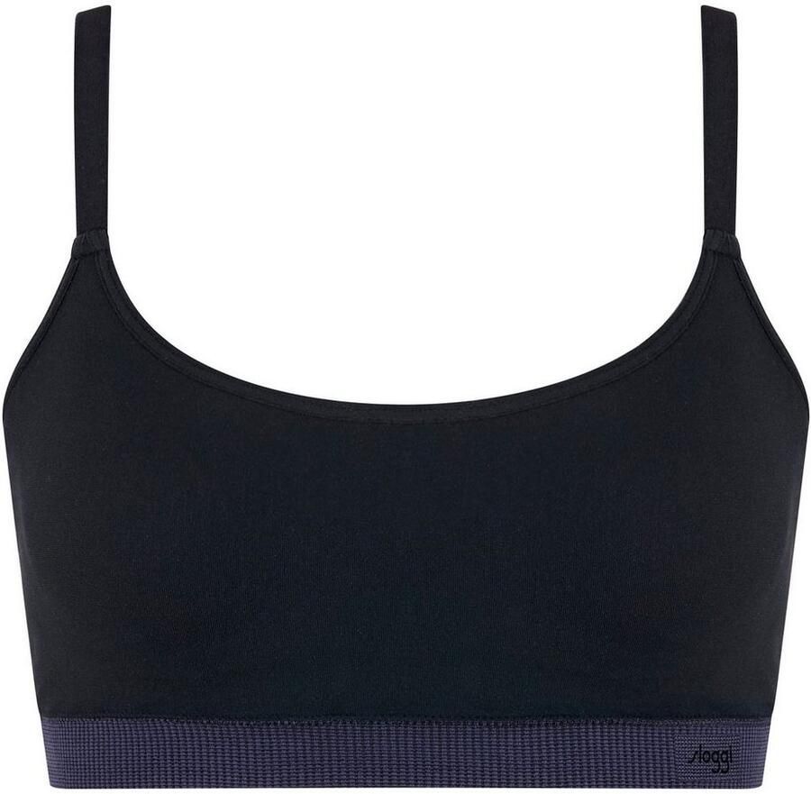 Sloggi Bh zonder beugels Ever Infused Aloe geribbelde stretch onderborstband zacht (1-delig) - Foto 3