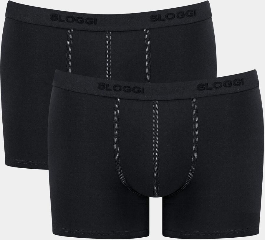 Sloggi Boxershort Men 24 7 zacht ademend katoenmix elastisch soft-band (Set van 2) - Foto 5