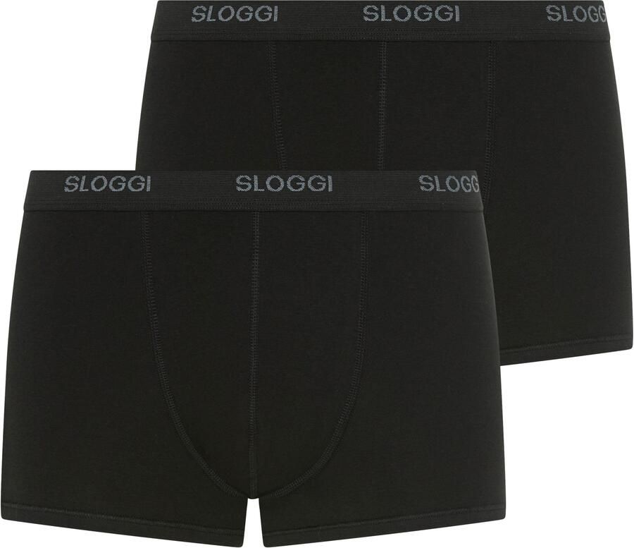 Sloggi Boxershort Men Basic Single jersey katoenmix zonder ingreep (Set van 2) - Foto 4