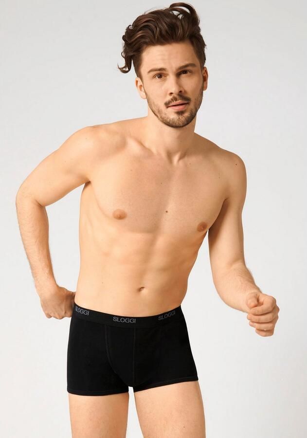 Sloggi Boxershort Men Basic Single jersey katoenmix zonder ingreep (Set van 2) - Foto 3