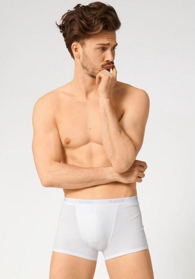 Sloggi Boxershort Men Basic Single jersey katoenmix zonder ingreep (Set van 2) - Foto 3
