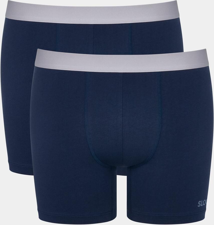 Sloggi Boxershort Men GO ABC 2.0 langere pijp katoenmix zacht elastische band (Set van 2) - Foto 8