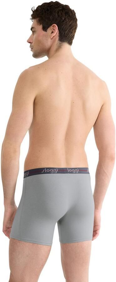 Sloggi Boxershort Men Start elastische band met logo zonder opening (Set van 2) - Foto 4