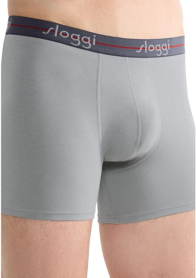 Sloggi Boxershort Men Start elastische band met logo zonder opening (Set van 2) - Foto 3