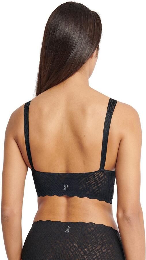Sloggi Bralette ZERO Feel Bliss naadloos v-hals stretchkant uitneembare pads (set 1-delig) - Foto 5