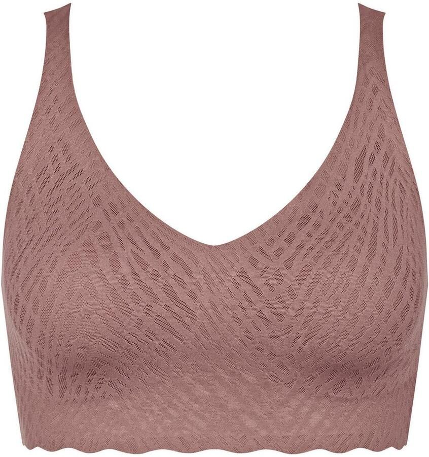 Sloggi Bralette ZERO Feel Bliss naadloos v-hals stretchkant uitneembare pads (set 1-delig) - Foto 9