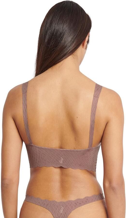 Sloggi Bralette ZERO Feel Bliss naadloos v-hals stretchkant uitneembare pads (set 1-delig) - Foto 6