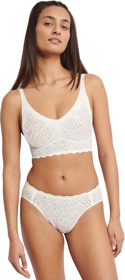 Sloggi Bralette ZERO Feel Bliss naadloos v-hals stretchkant uitneembare pads (set 1-delig) - Foto 8