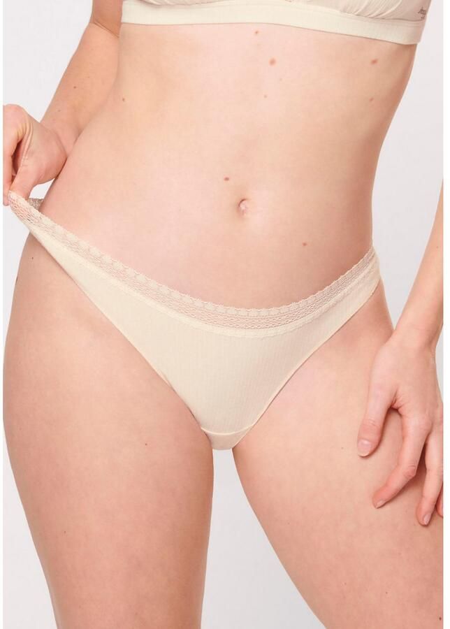 Sloggi Brazilian slip GO Ribbed Fijne rib stretchkant comfortabel zacht elastisch (2 stuks Set van 2)