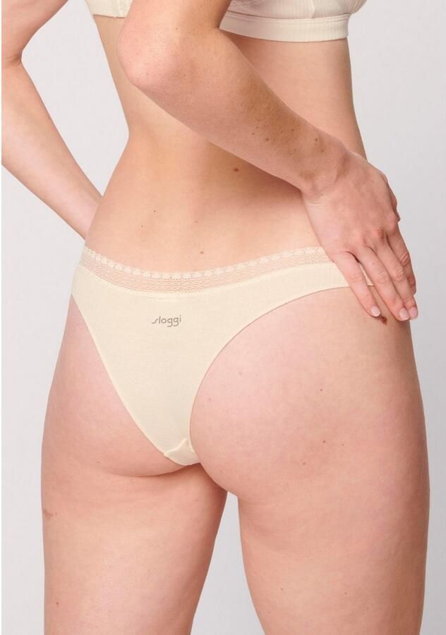 Sloggi Brazilian slip GO Ribbed Fijne rib stretchkant comfortabel zacht elastisch (2 stuks Set van 2) - Foto 2