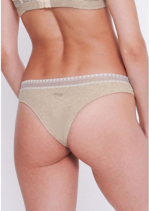 Sloggi Brazilian slip GO Ribbed Fijne rib stretchkant comfortabel zacht elastisch (2 stuks Set van 2) - Foto 2