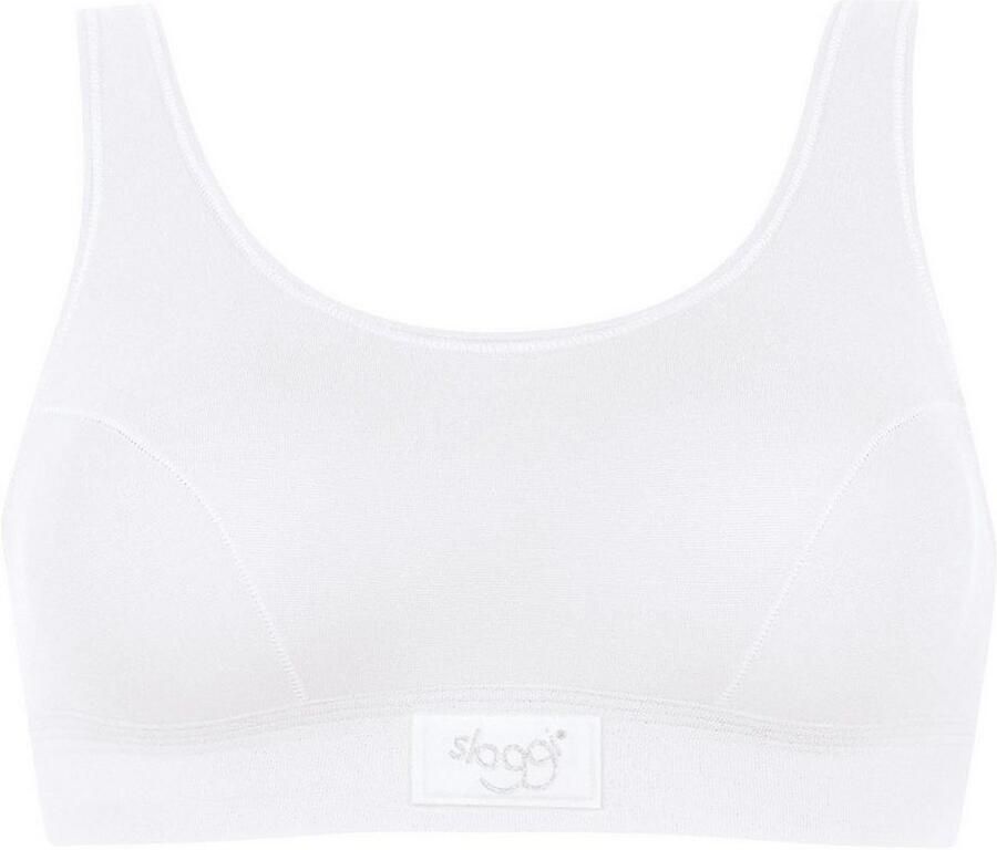 Sloggi Bustier Double comfort dubbellaagse onderborstband zachte band katoenmix (1-delig) - Foto 7