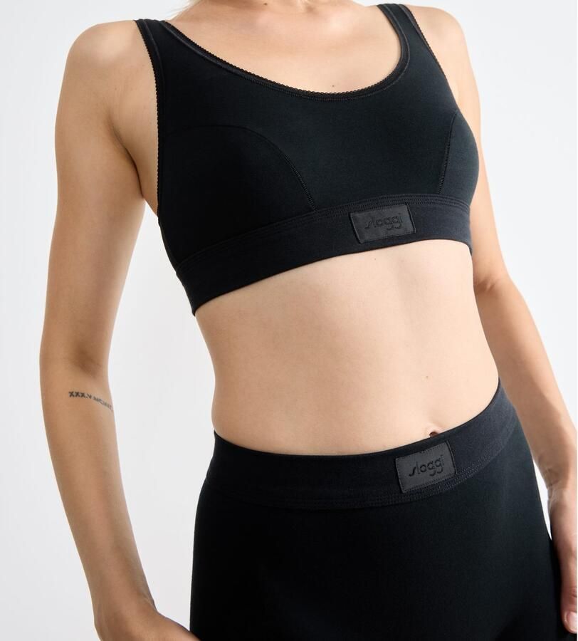 Sloggi Bustier Double Comfort T met versterkte borst zacht ademend - Foto 3