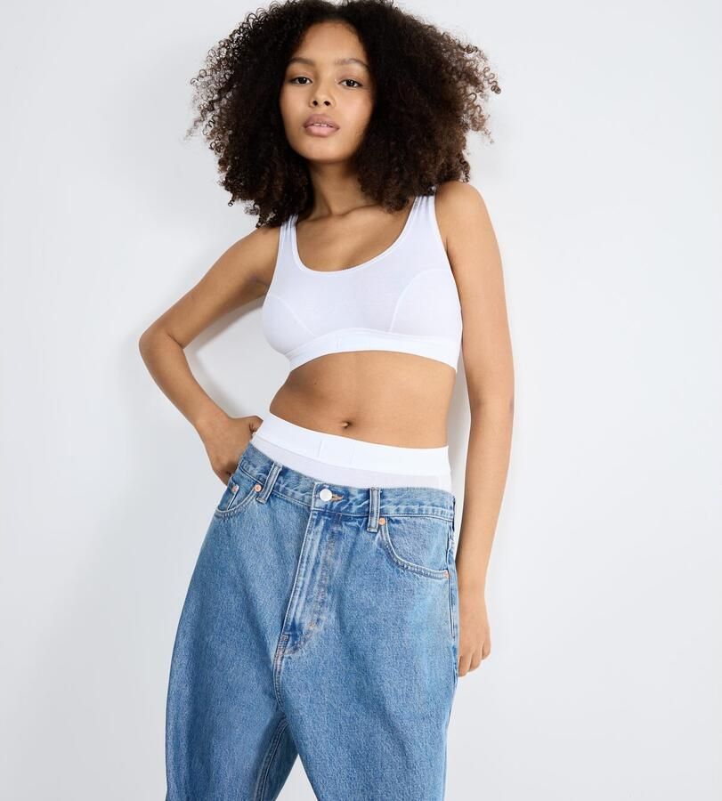 Sloggi Bustier Double Comfort T met versterkte borst zacht ademend - Foto 3