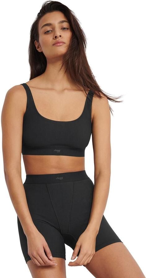 Sloggi Bustier EVER Ease temperatuurregulerend katoen u-hals ademend - Foto 7