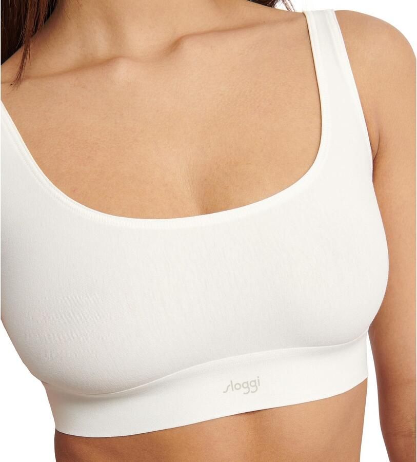 Sloggi Bustier EVER Ease temperatuurregulerend katoen u-hals ademend - Foto 3