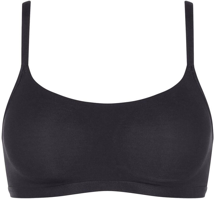 Sloggi Bustier GO Daily Cotton Glans-effect details gladde platte elastische onderborstband - Foto 3