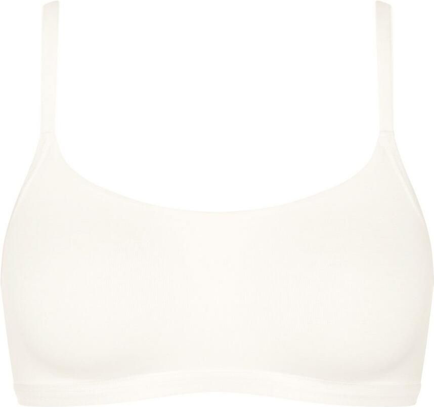 Sloggi Bustier GO Daily Cotton Glans-effect details gladde platte elastische onderborstband - Foto 5
