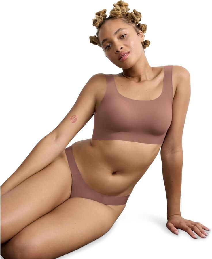 Sloggi Bustier ZERO Feel 2.0 naadloos en onzichtbaar uitneembare pads rekbaar microvezel - Foto 6