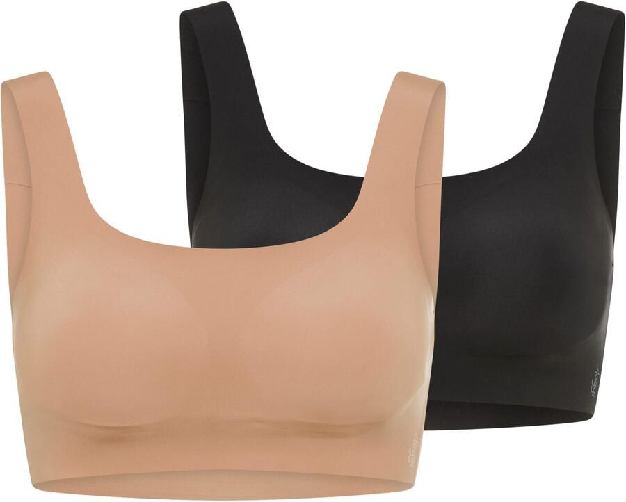Sloggi Bustier ZERO Feel 2.0 naadloos uitneembare pads microvezel rekbaar (Set van 2) - Foto 2