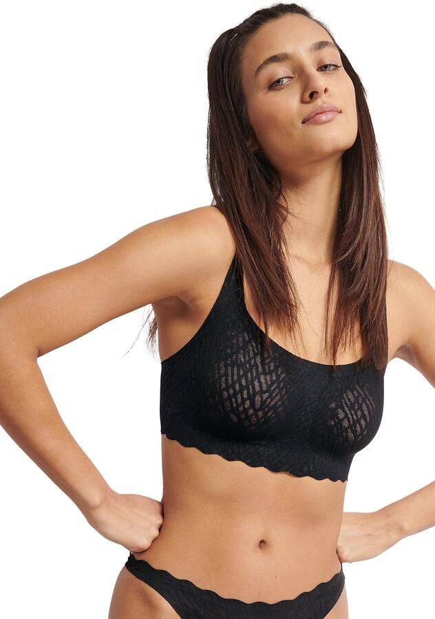 Sloggi Bustier ZERO Feel Bliss Stretchkant uitneembare pads comfortabel - Foto 6