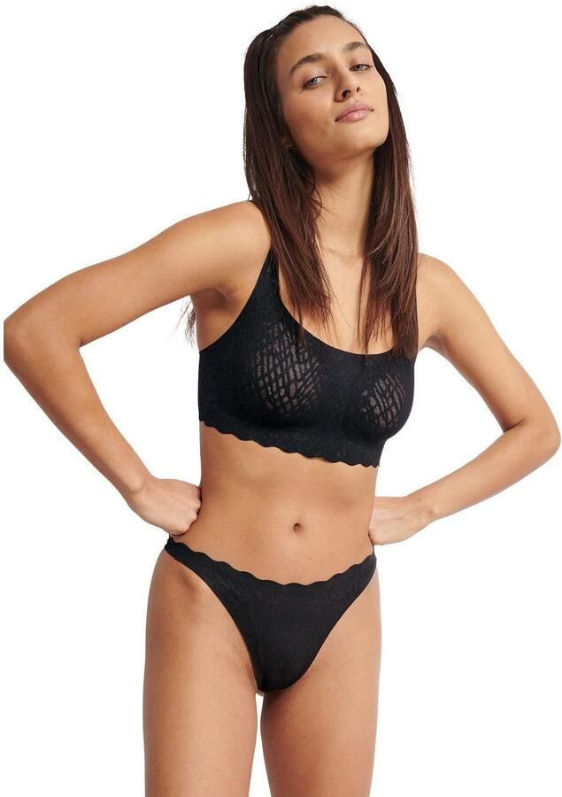 Sloggi Bustier ZERO Feel Bliss Stretchkant uitneembare pads comfortabel - Foto 4