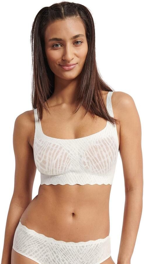 Sloggi Bustier ZERO Feel Bliss Stretchkant uitneembare pads comfortabel - Foto 4