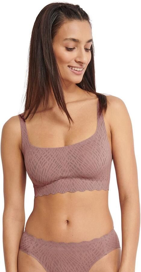 Sloggi Bustier ZERO Feel Bliss Stretchkant uitneembare pads comfortabel - Foto 4