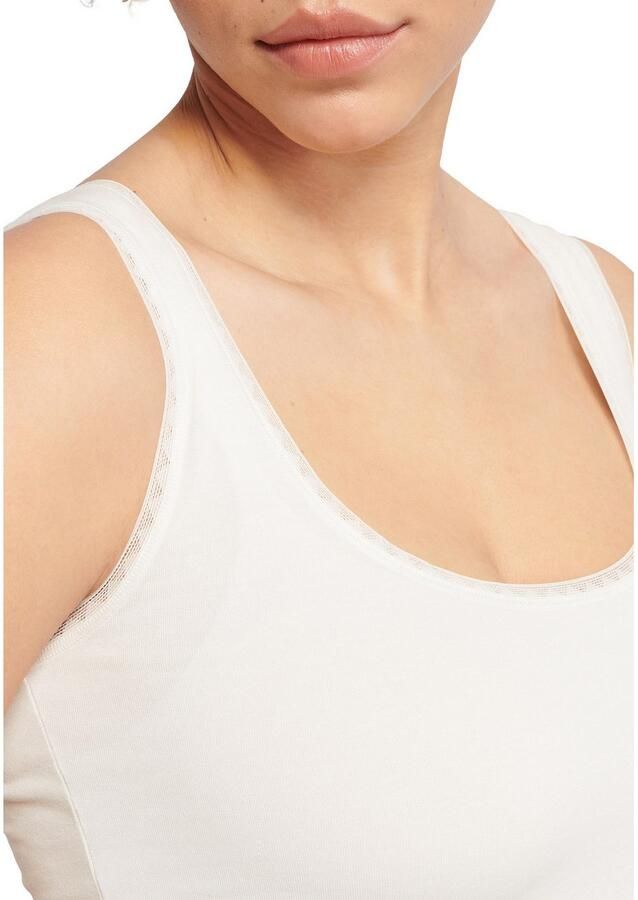 Sloggi Hemd Go fijne kantdetails diepe ronde hals brede bandjes zacht (Set van 2)