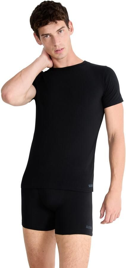 Sloggi Hemd Men GO ABC 2.0 Ronde hals Slim Fit zacht elastisch katoenmix (Set van 2) - Foto 4