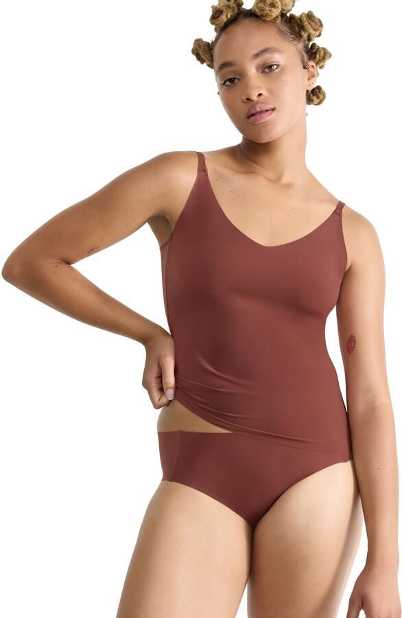 Sloggi Hemd ZERO Feel 2.0 smalle bandjes v-hals zacht zonder beugel - Foto 5