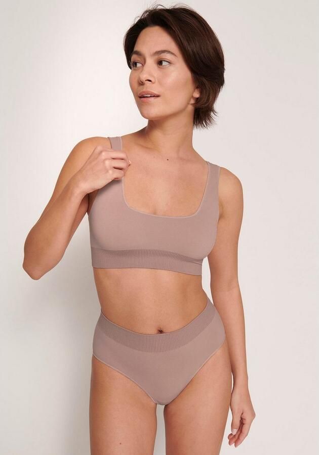 Sloggi High-waist-slip Ever Infused Aloe verzorgend licht zacht naadloos geribbelde elastische band (1 stuk) - Foto 3