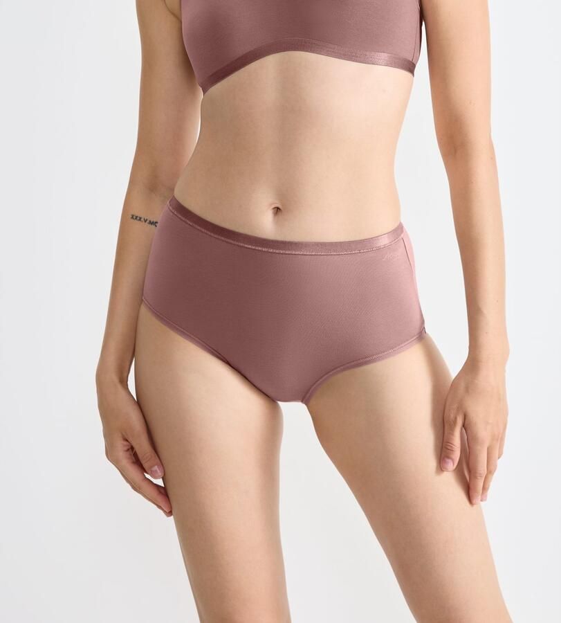 Sloggi High-waist-slip GO Daily Cotton Glans-effect details hoog uitgesneden taille(3 stuks) - Foto 3