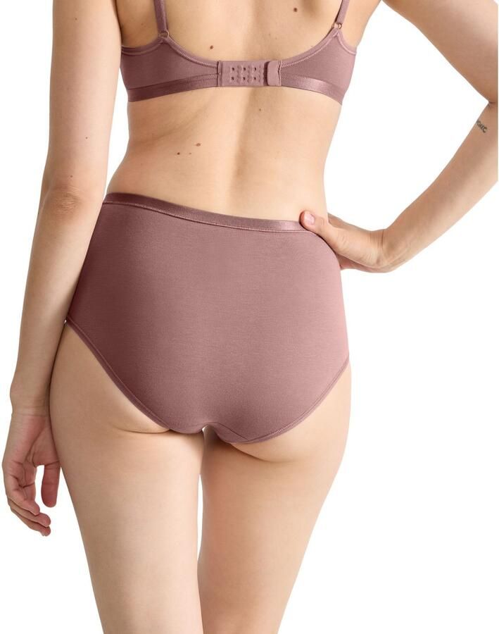 Sloggi High-waist-slip GO Daily Cotton Glans-effect details hoog uitgesneden taille(3 stuks) - Foto 4